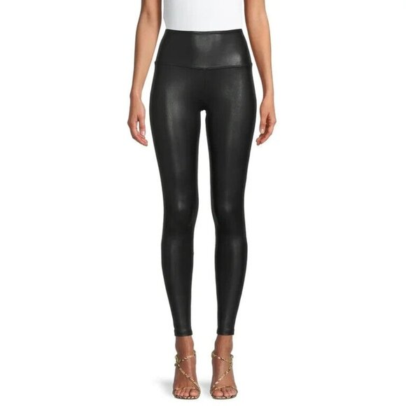 Time and Tru Pants - Time and Tru Leggings Black Pull On Faux Leather